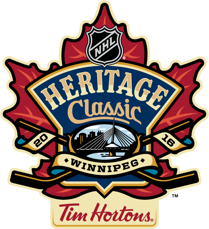 NHL Heritage Classic 2017 Sponsored Logo iron on transfers for T-shirts